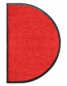 LE TAPIS FRANÇAIS D'ENTRÉE COTON - DEMI-LUNE 50x80cm - PREMIUM ROUGE