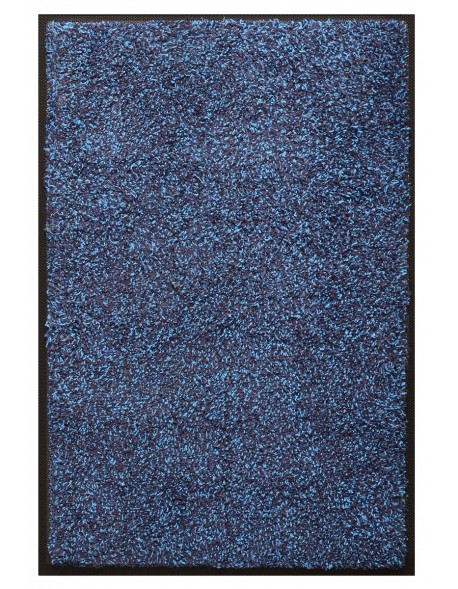 Tapis Entrée Coton Premium Bleu 80x120cm En Vente Sur A Tapis Tapis De Propreté