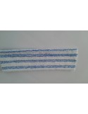 MOP MICROFIBRES 40 CM SUPER AVEC BANDES AGRIPPANTES POUR BALAI VELCRO