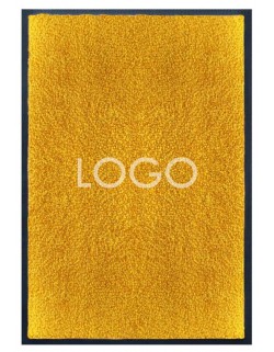 TAPIS LOGO PERSONNALISÉ PREMIUM - Nylon jaune orange